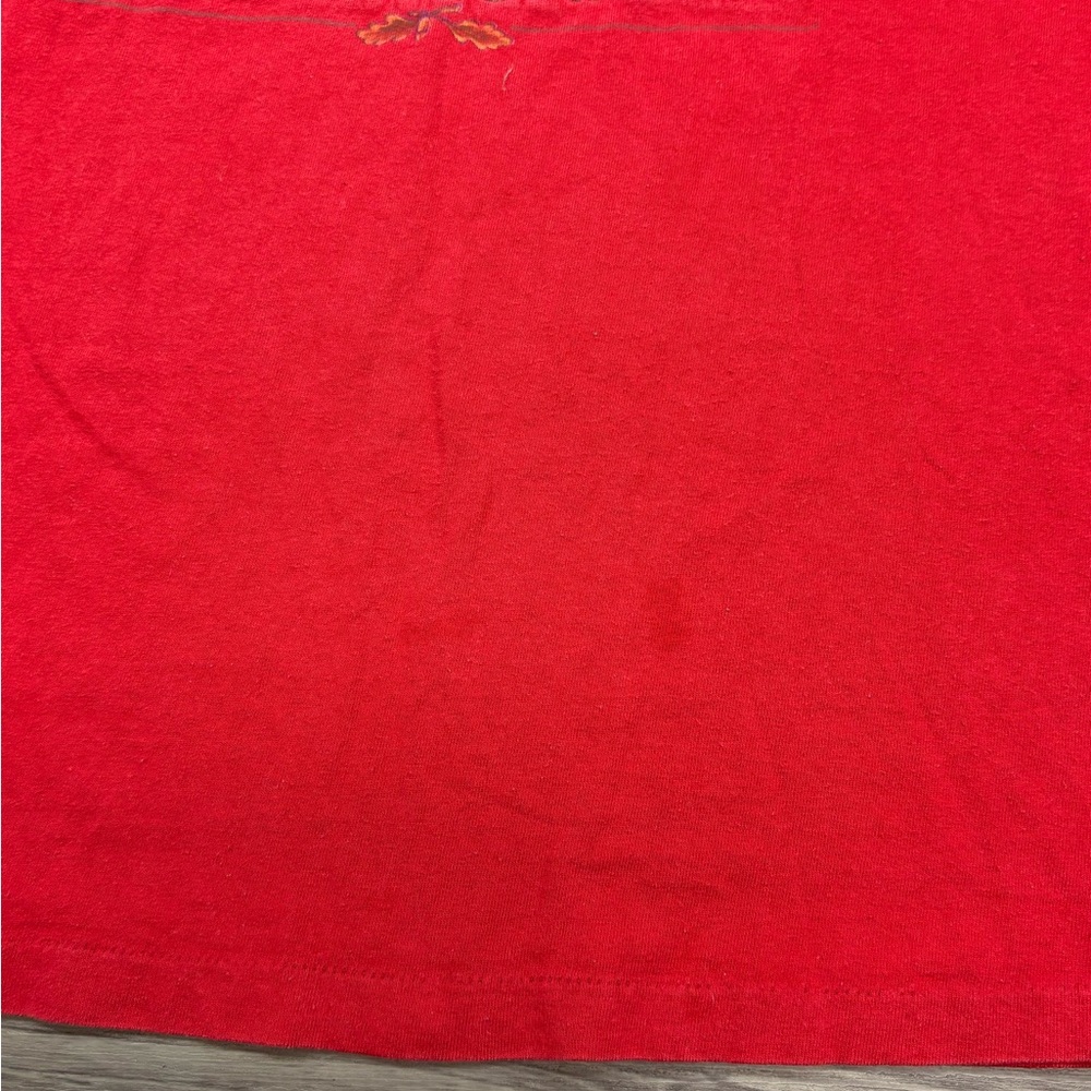 Vtg Disney Store Pooh Naturalist T-Shirt Sz L Red Piglet Single Stitch USA Made - Picture 9 of 11